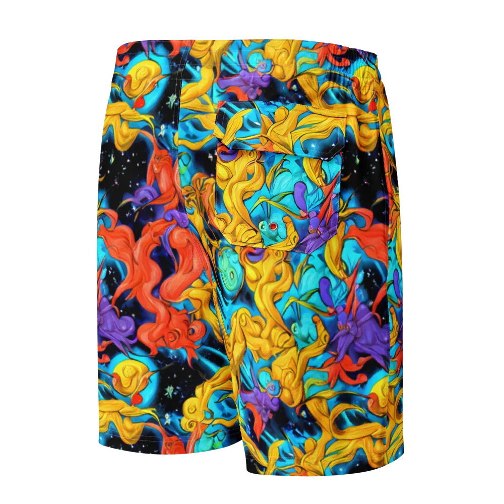 Tidal Dreams on Men's Board Shorts — Back
