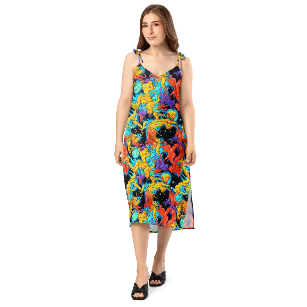 Tidal Dreams on Slip Dress — Front