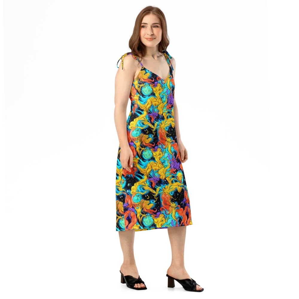 Tidal Dreams on Slip Dress — Right Front