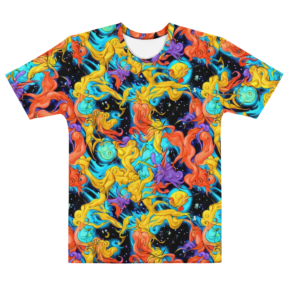 Tidal Dreams on Men's Cotton Crew Neck T-Shirt — Front