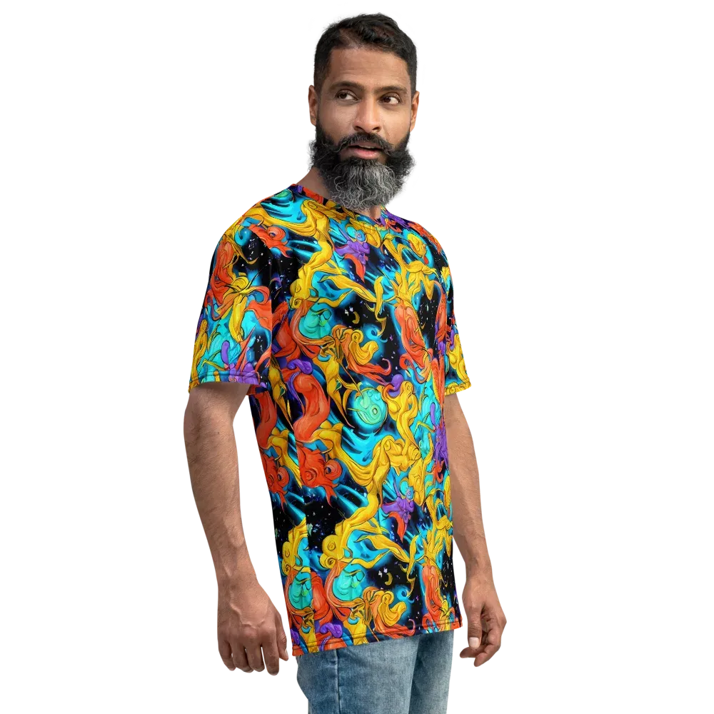 Tidal Dreams on Men's Crew Neck T-Shirt — Right