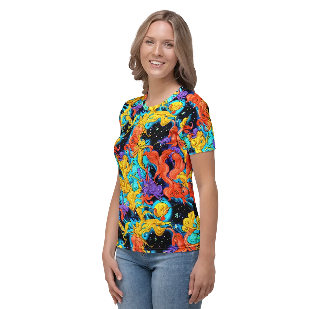Tidal Dreams on Women's Crew Neck T-Shirt — Left