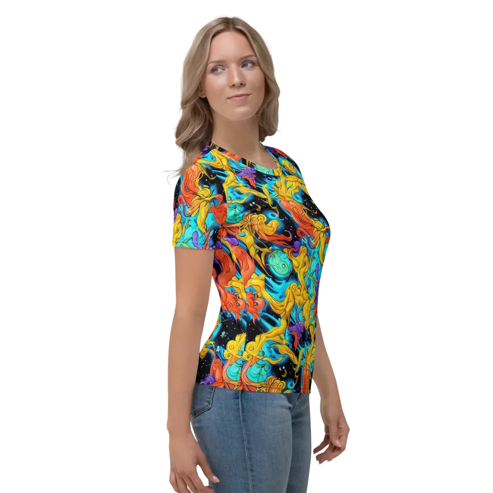 Tidal Dreams on Women's Crew Neck T-Shirt — Right