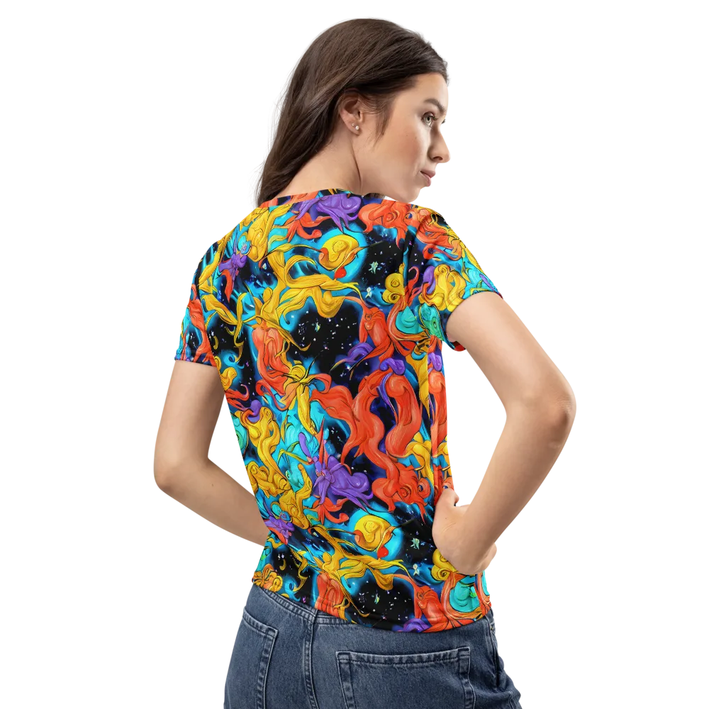 Tidal Dreams on Women's Crew Neck T-Shirt — Back