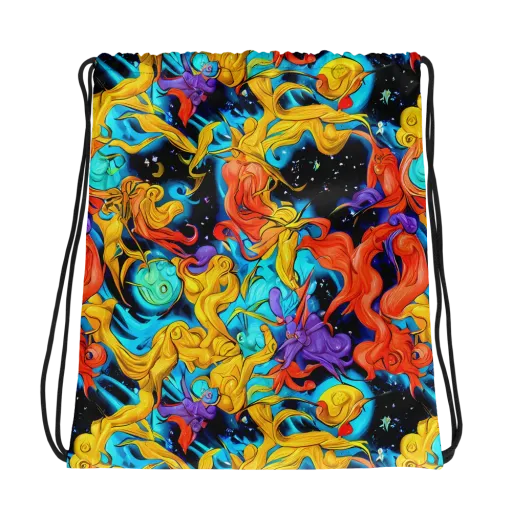 Tidal Dreams on a Drawstring Bag