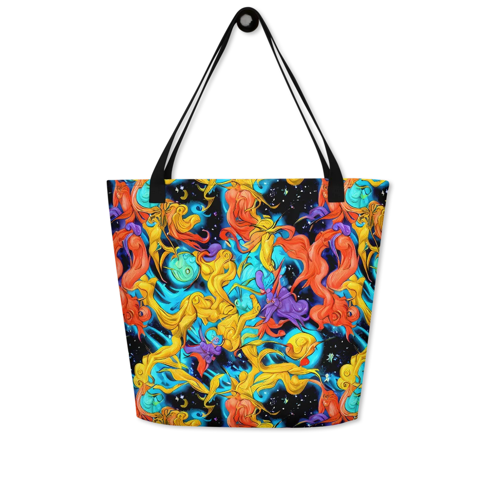 Tidal Dreams on Large Tote Bag W/ Pocket — Front