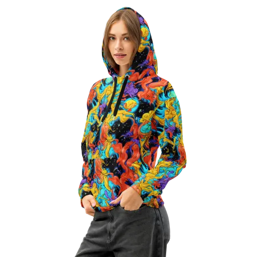 Tidal Dreams on a Cotton Hoodie