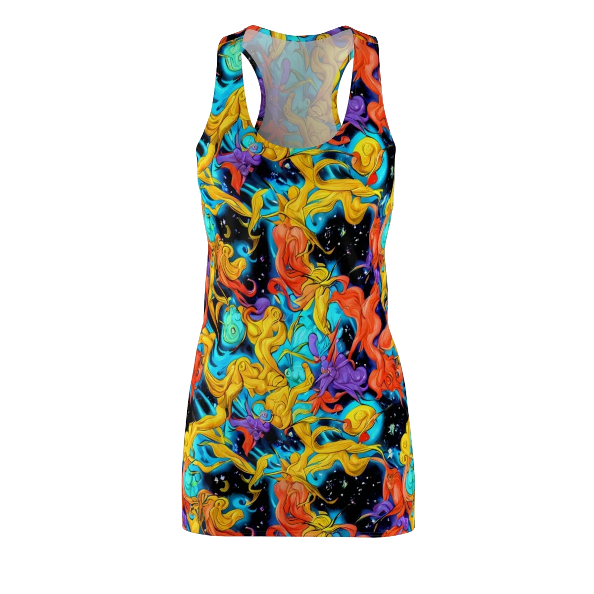 Tidal Dreams on Racerback Dress — Front