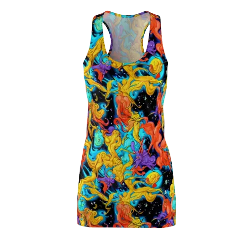 Tidal Dreams on a Racerback Dress