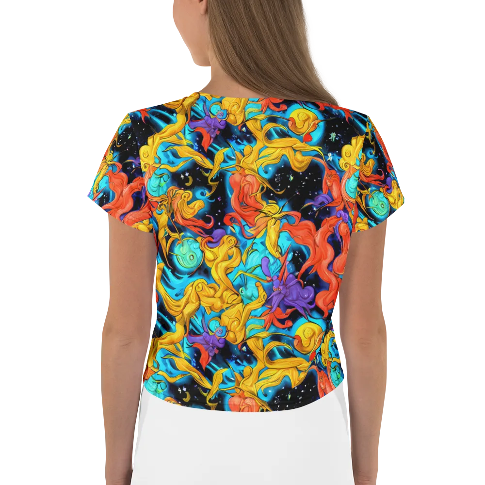 Tidal Dreams on Crop Tee — Back