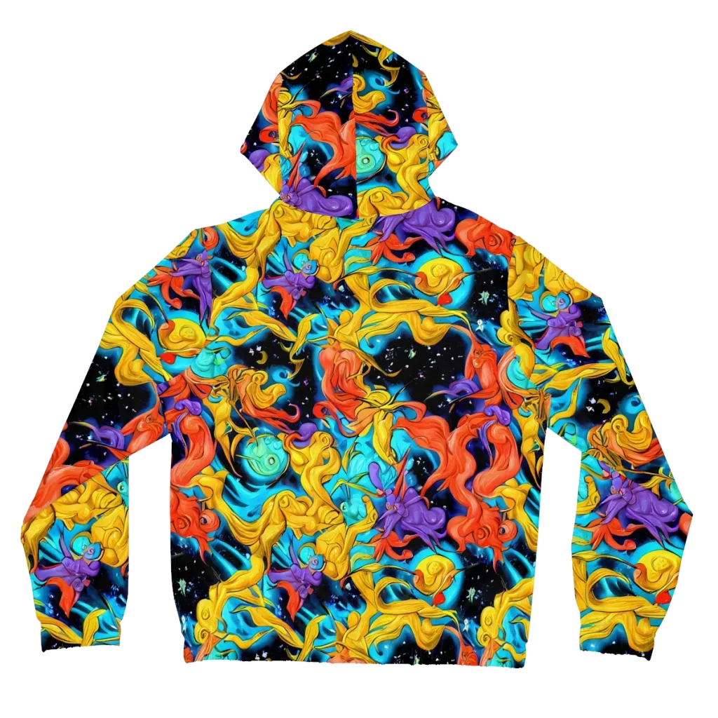 Tidal Dreams on Women's Full-Zip Hoodie — Back