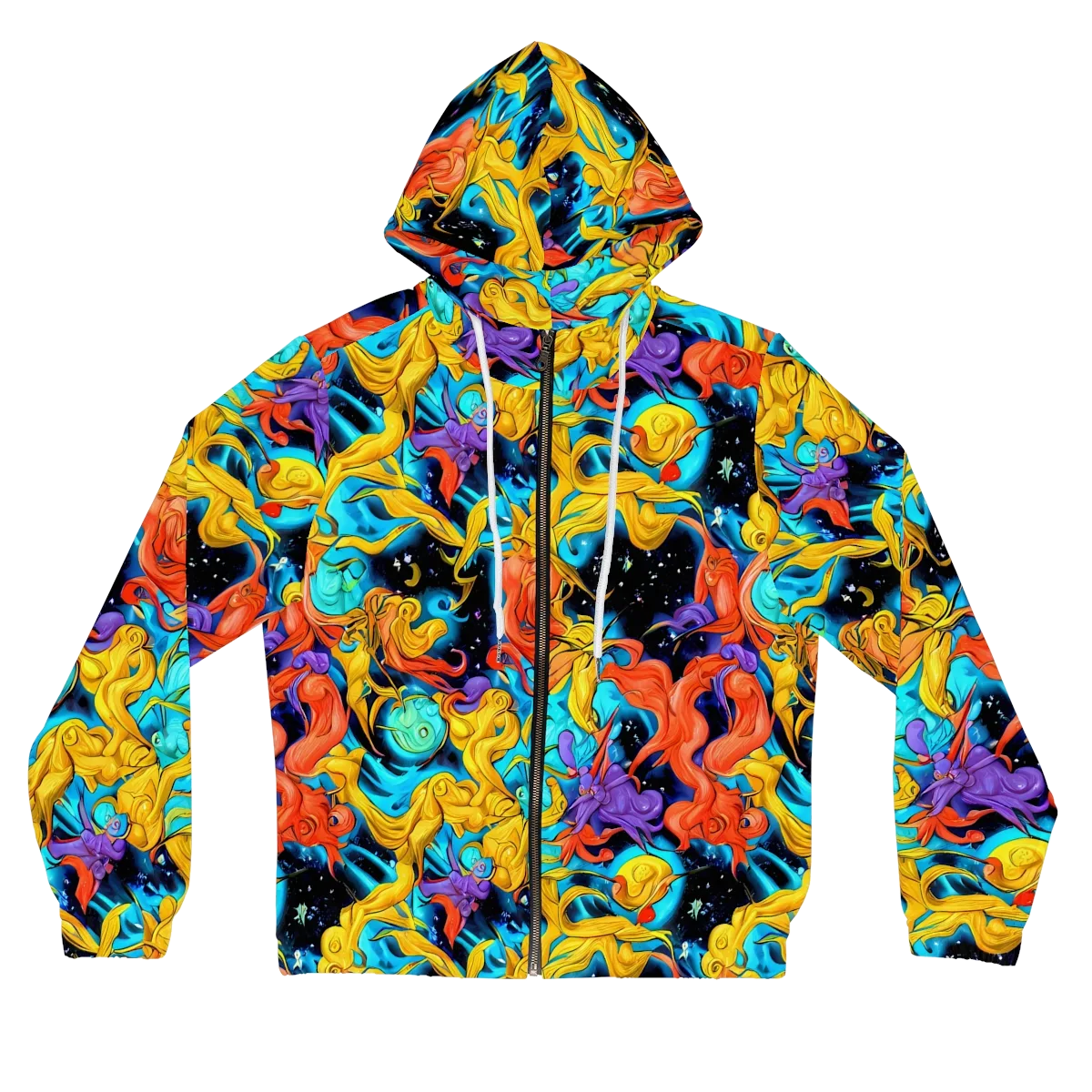 Tidal Dreams on Women's Full-Zip Hoodie — Front