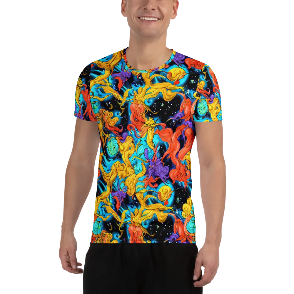 Tidal Dreams on Men's Athletic T-Shirt — Front