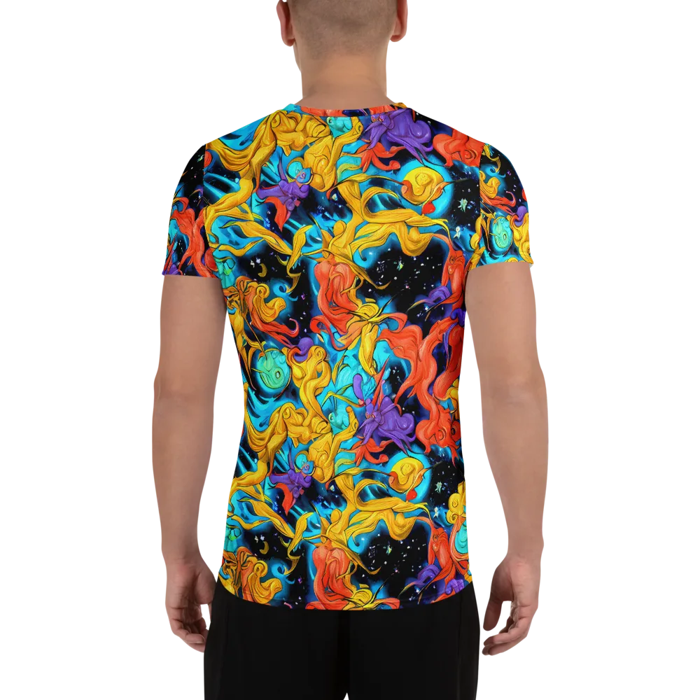 Tidal Dreams on Men's Athletic T-Shirt — Back