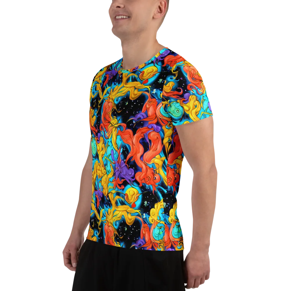 Tidal Dreams on Men's Athletic T-Shirt — Left