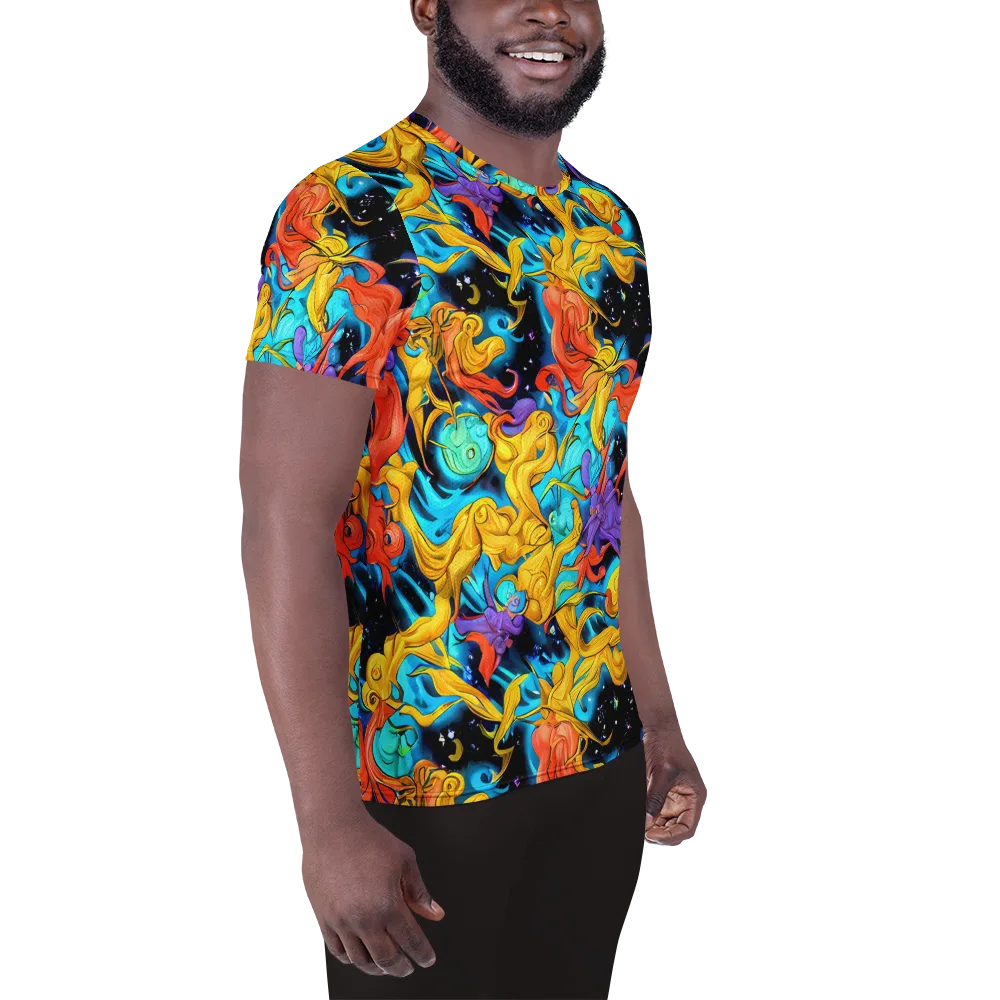 Tidal Dreams on Men's Athletic T-Shirt — Right