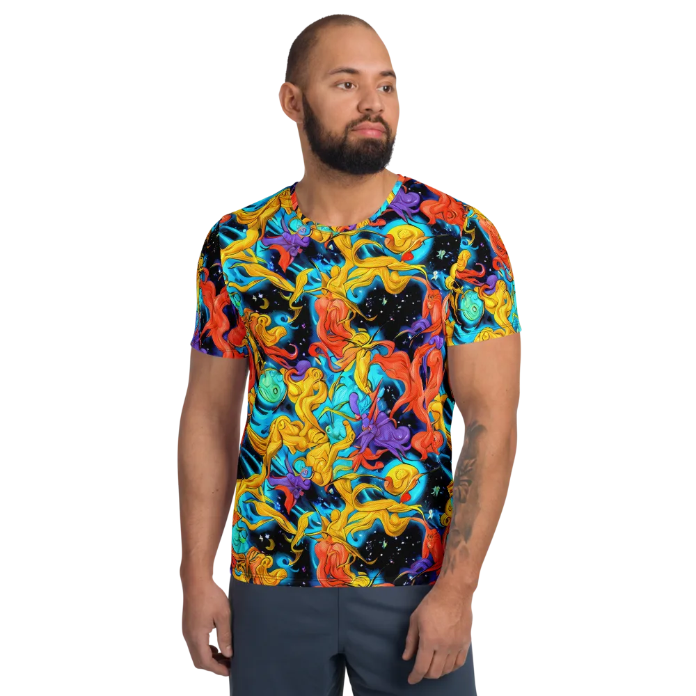 Tidal Dreams on Men's Athletic T-Shirt — Front