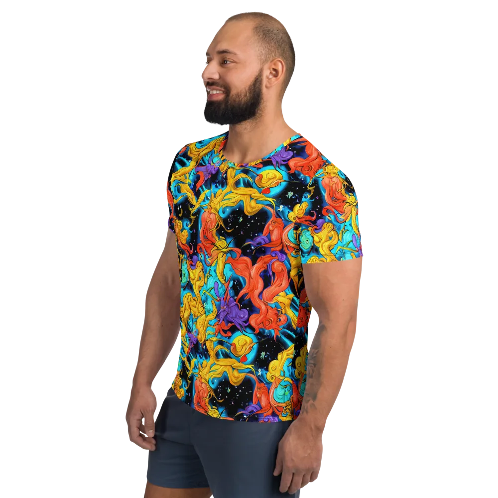 Tidal Dreams on Men's Athletic T-Shirt — Left