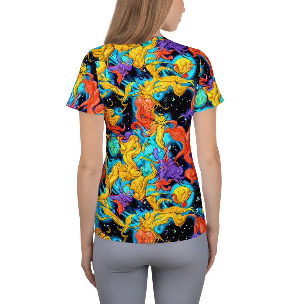 Tidal Dreams on Women's Athletic T-Shirt — Back