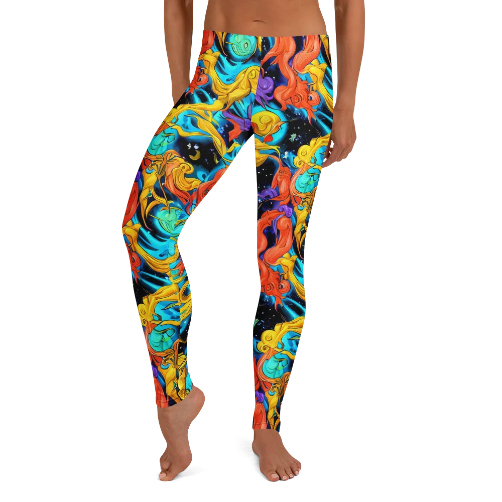 Tidal Dreams on Leggings — Front
