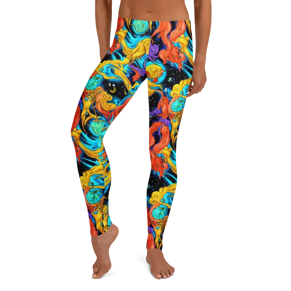 Tidal Dreams on Leggings — Front