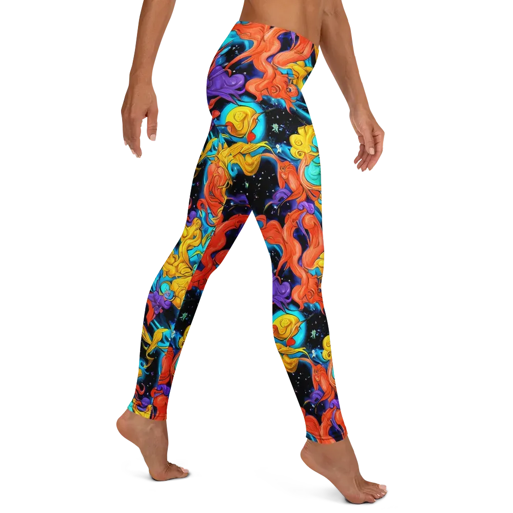 Tidal Dreams on Leggings — Right
