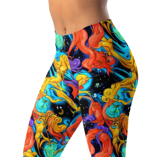Tidal Dreams on a Leggings