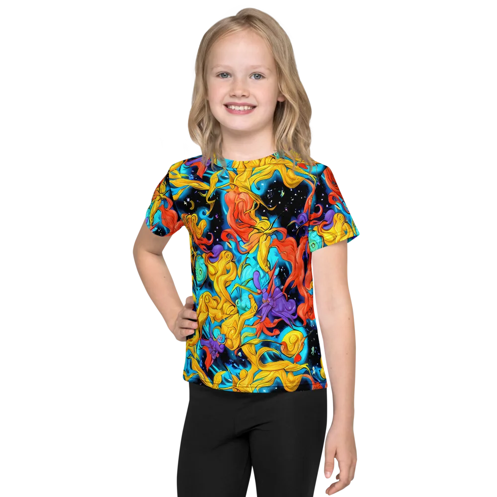 Tidal Dreams on Kids Crew Neck T-Shirt — Front