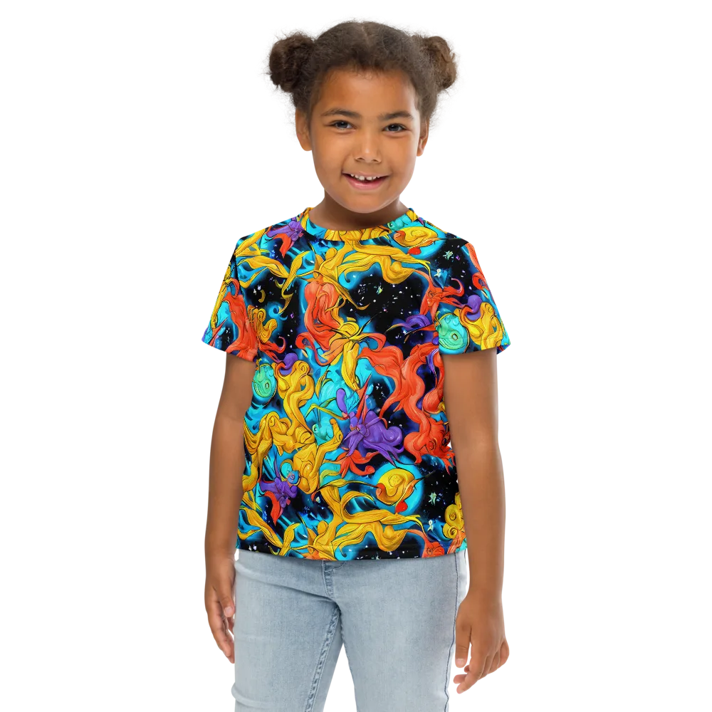 Tidal Dreams on Kids Crew Neck T-Shirt — Front