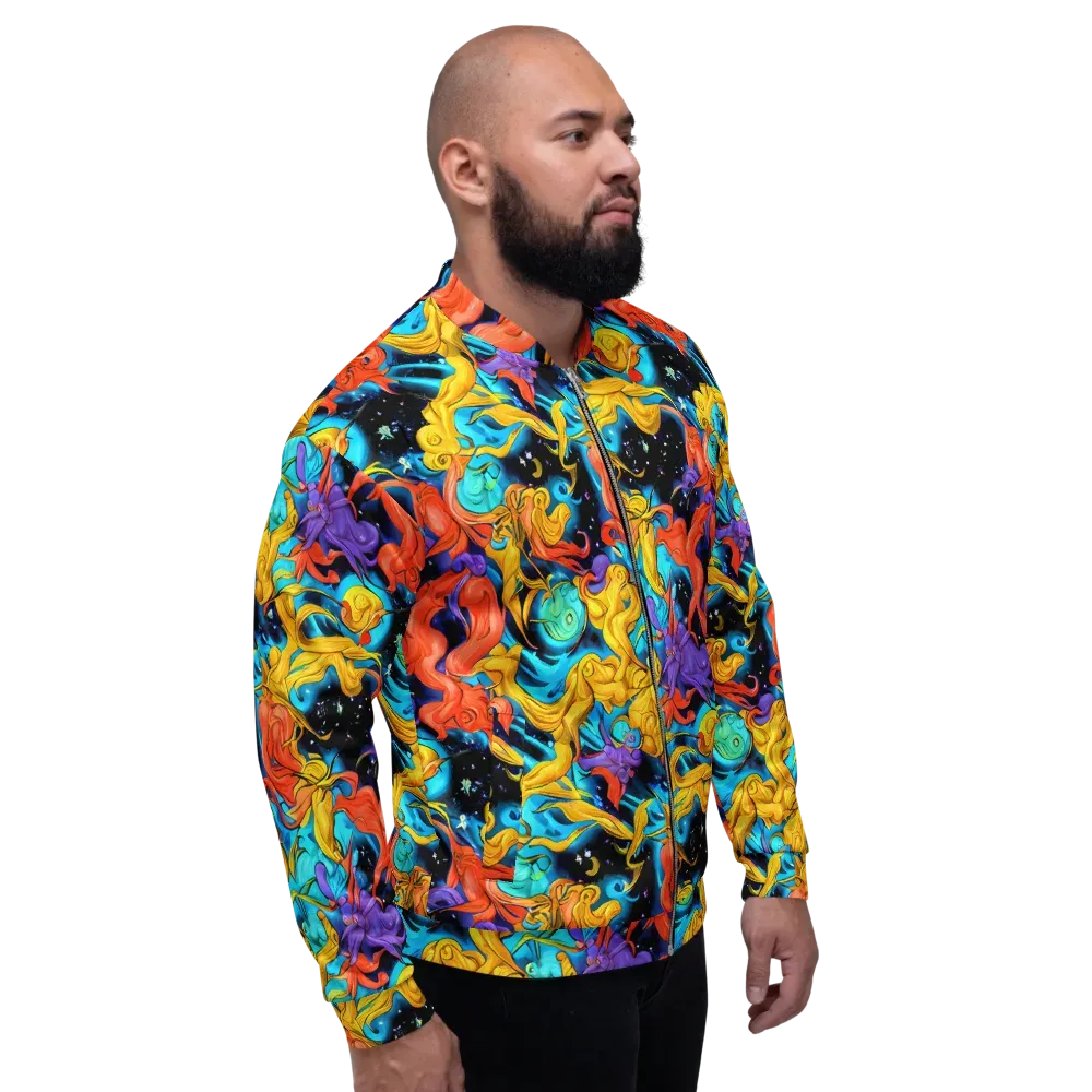 Tidal Dreams on Bomber Jacket — Right