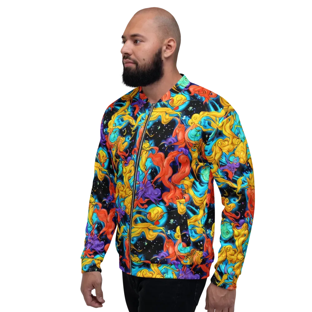 Tidal Dreams on Bomber Jacket — Left