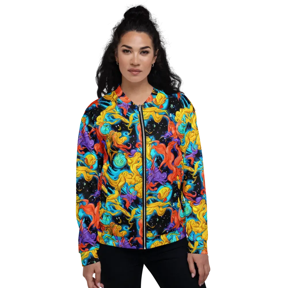 Tidal Dreams on Bomber Jacket — Front
