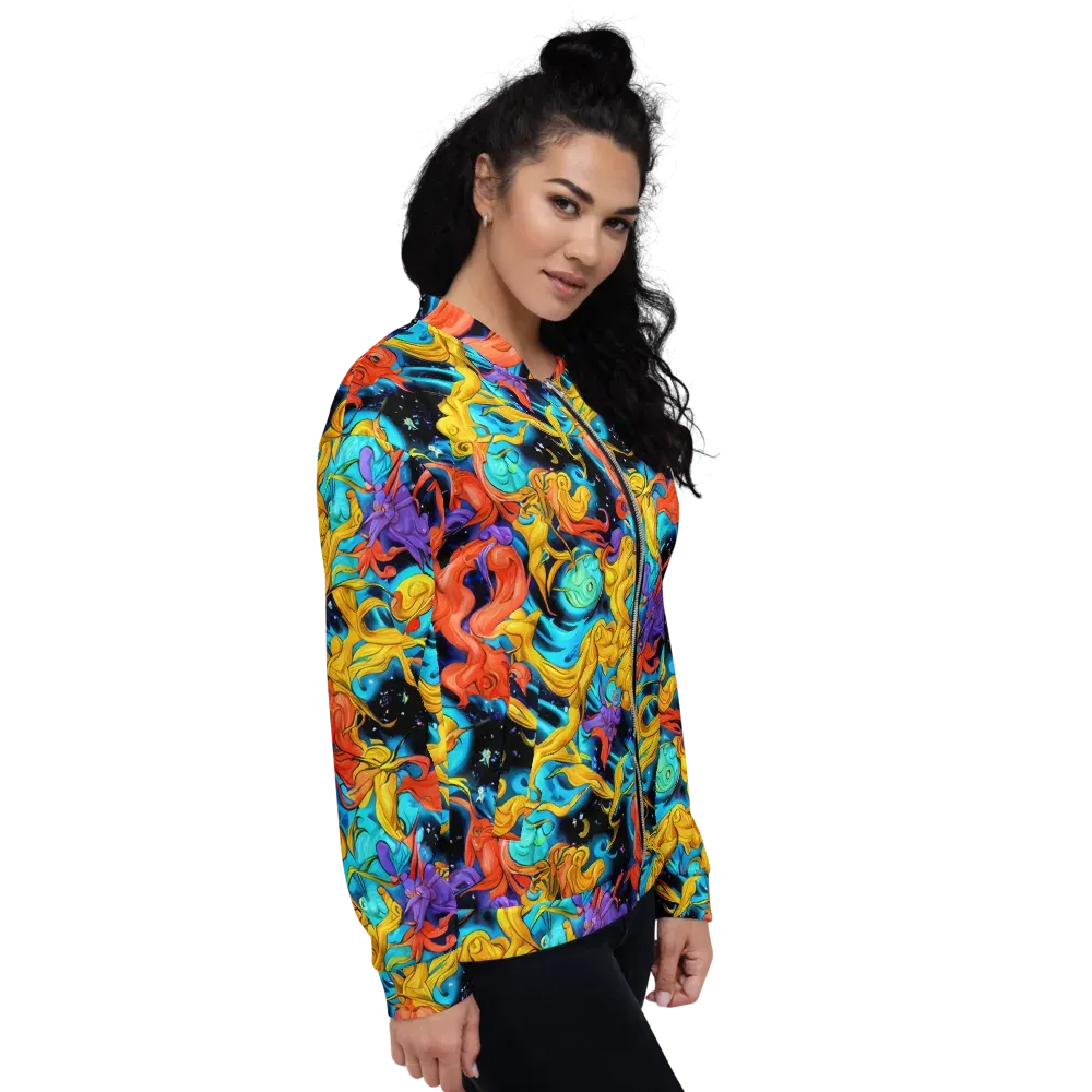 Tidal Dreams on Bomber Jacket — Right