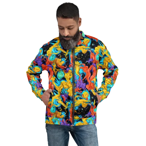 Tidal Dreams on a Bomber Jacket