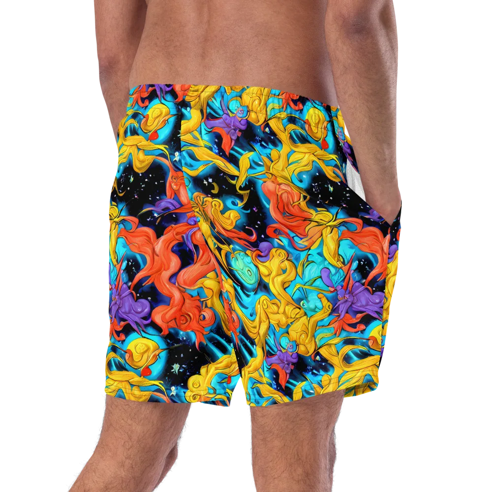 Tidal Dreams on Swim Trunks — Right Back