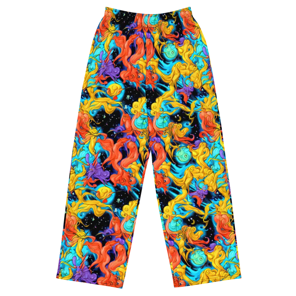 Tidal Dreams on Wide-Leg Pants — Front