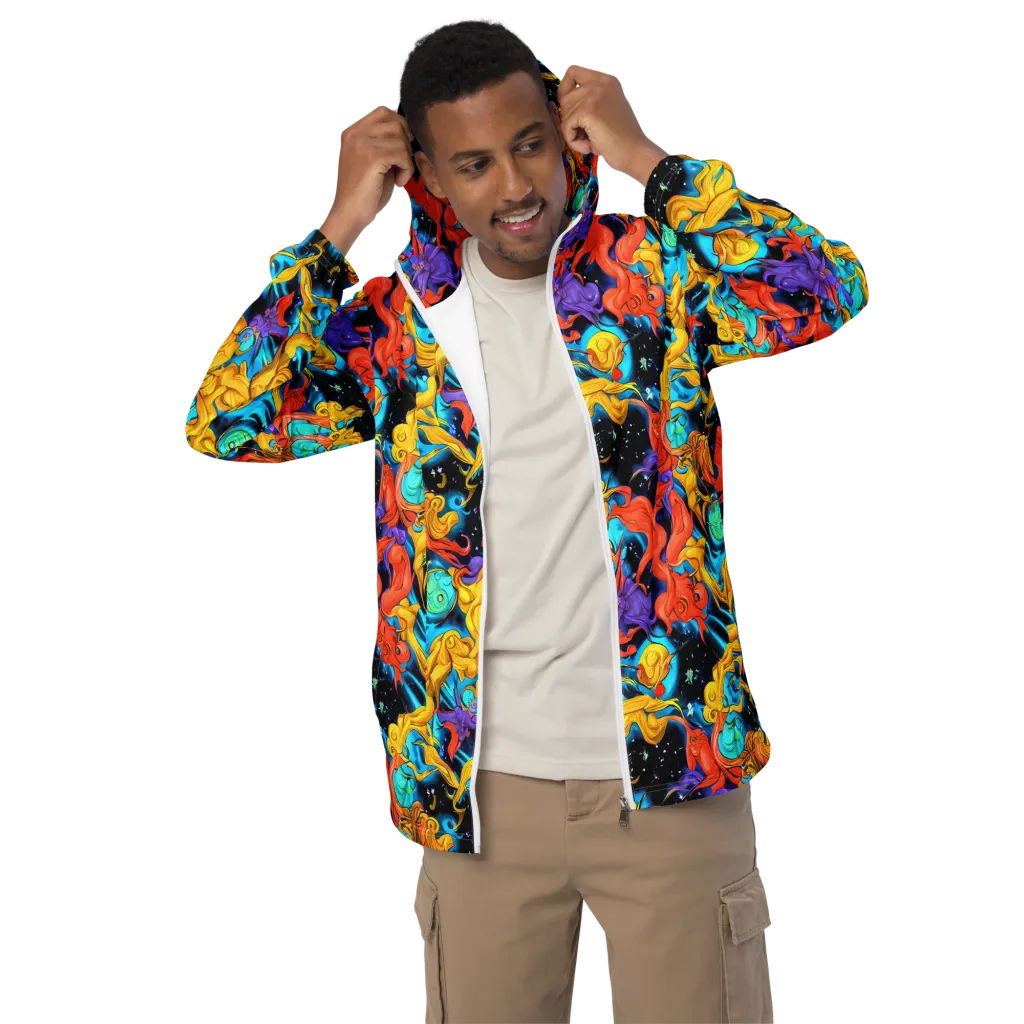 Tidal Dreams on Men's Windbreaker — Front