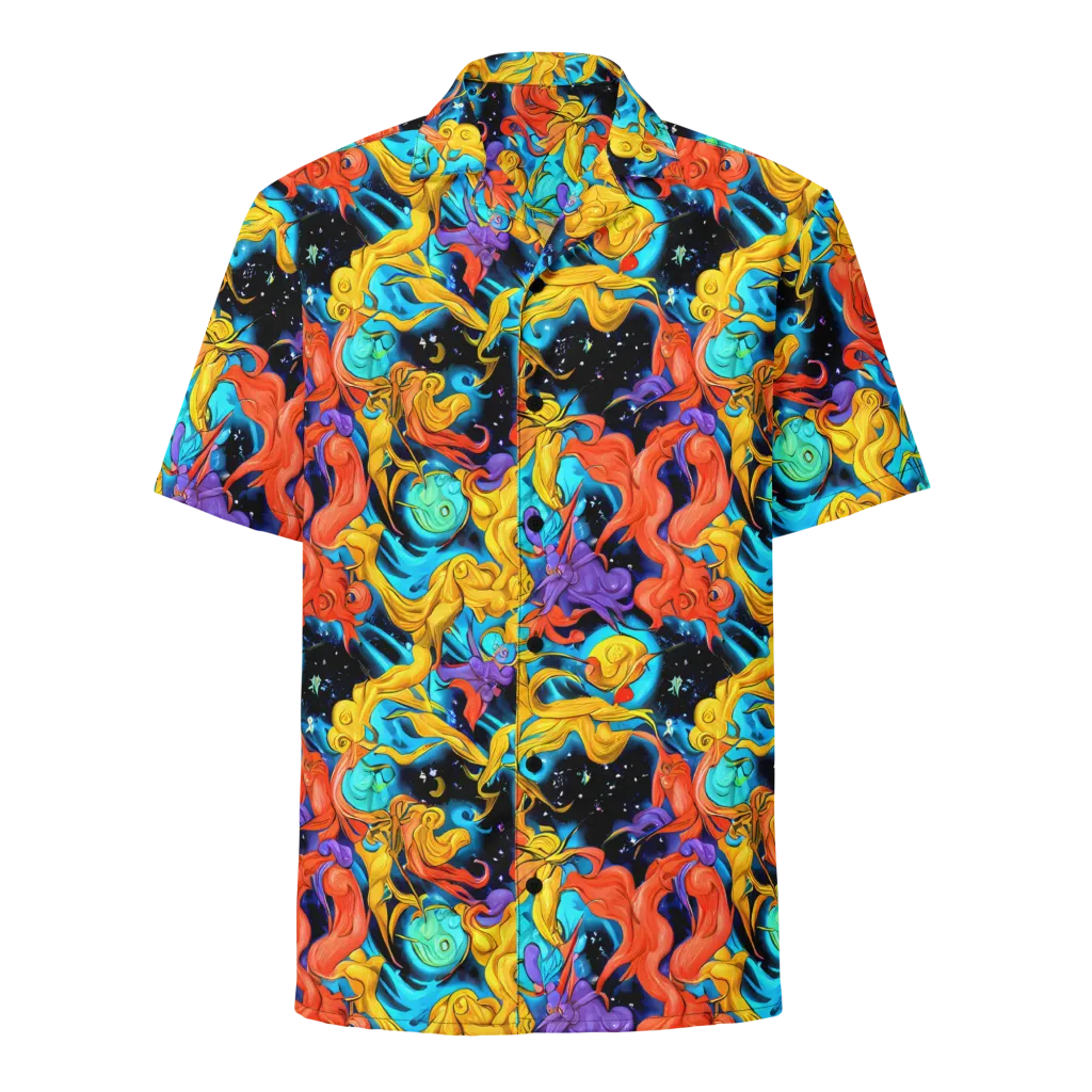 Tidal Dreams on Button Shirt — Front