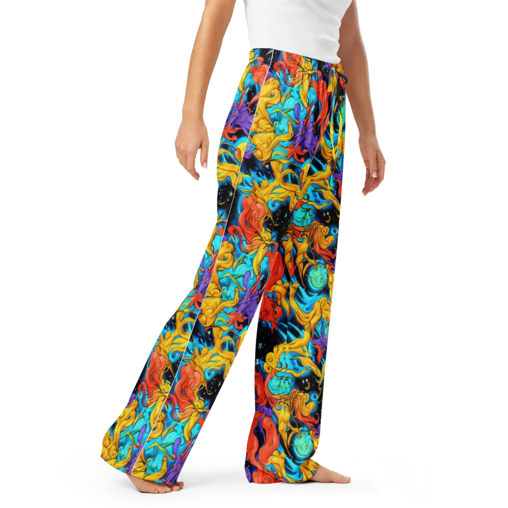 Tidal Dreams on Women's Pajama Pants — Right Front