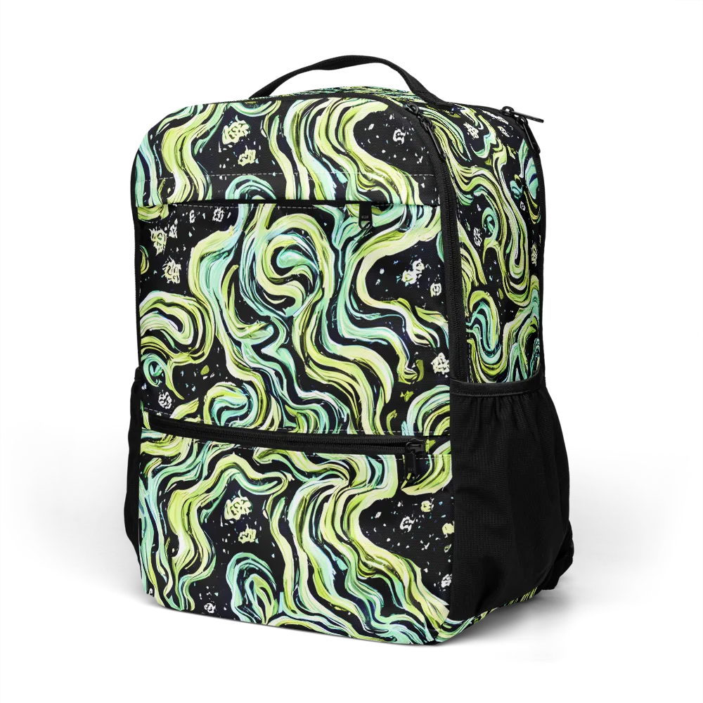 Celestial Slither on Utility Backpack — Left Front