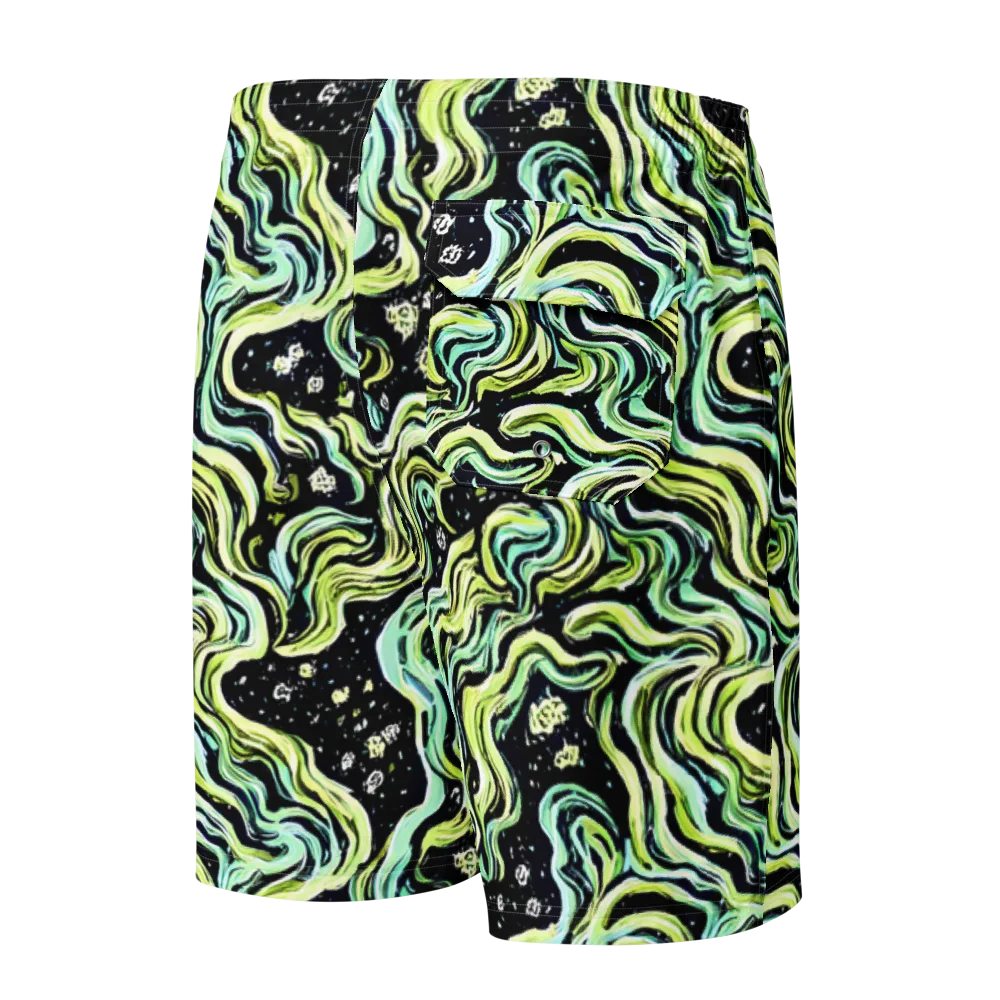 Celestial Slither on Men's Board Shorts — Back