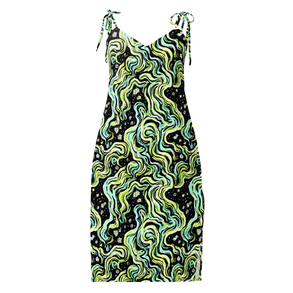 Celestial Slither on Slip Dress — Front