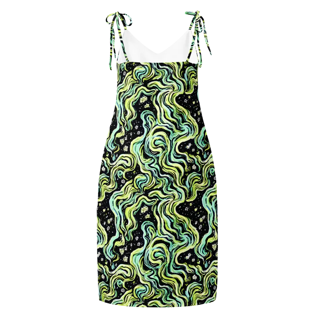 Celestial Slither on Slip Dress — Back
