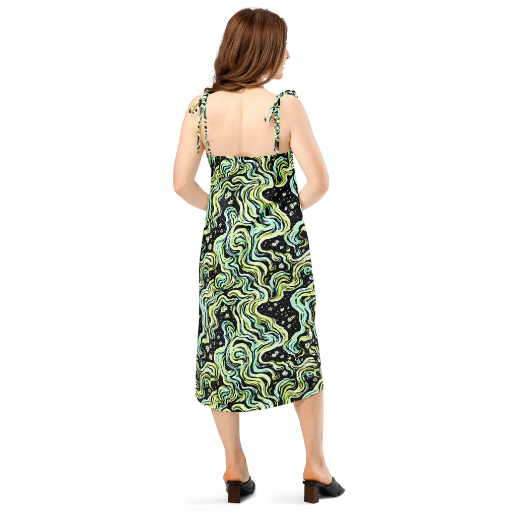 Celestial Slither on Slip Dress — Back