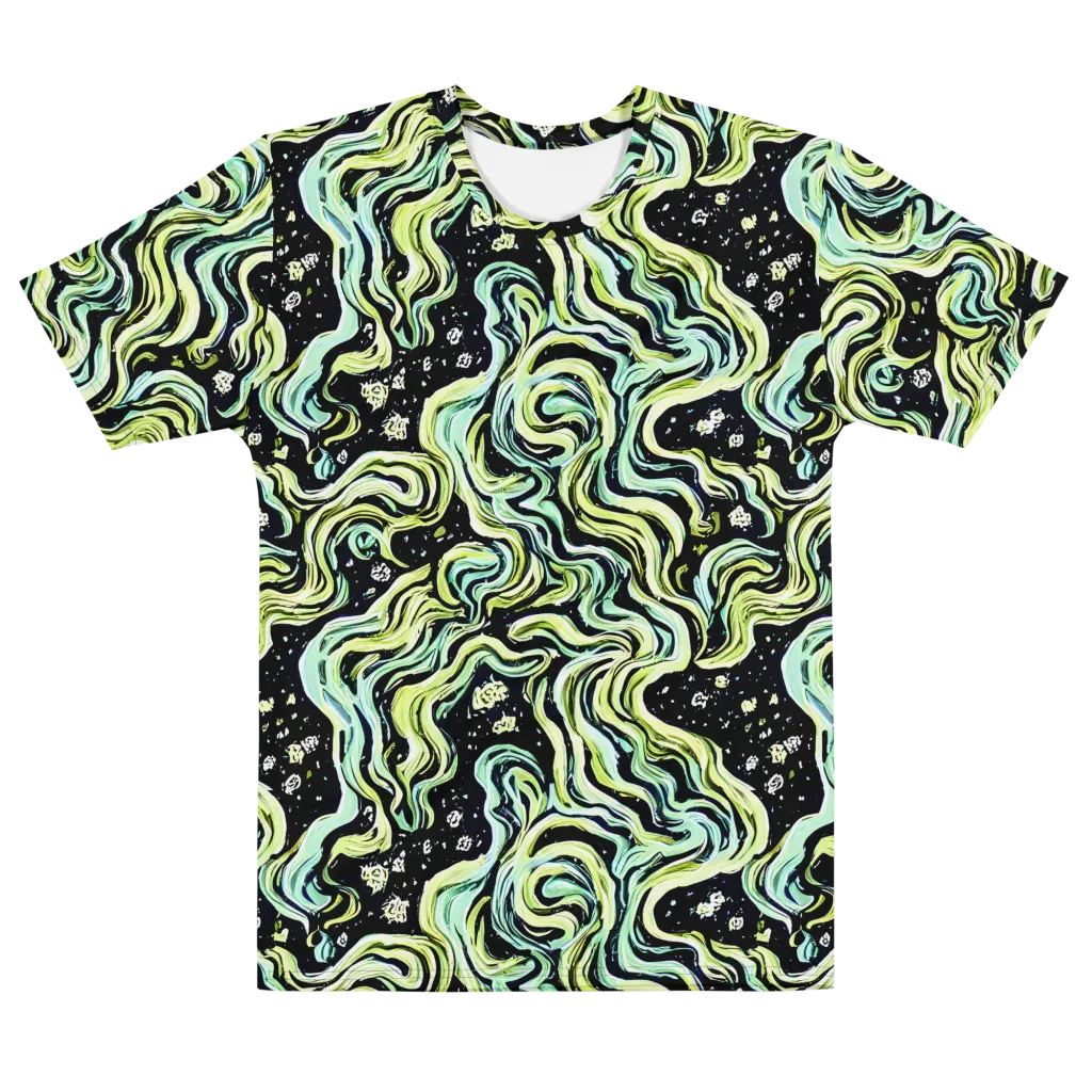 Celestial Slither on Men's Cotton Crew Neck T-Shirt — Front