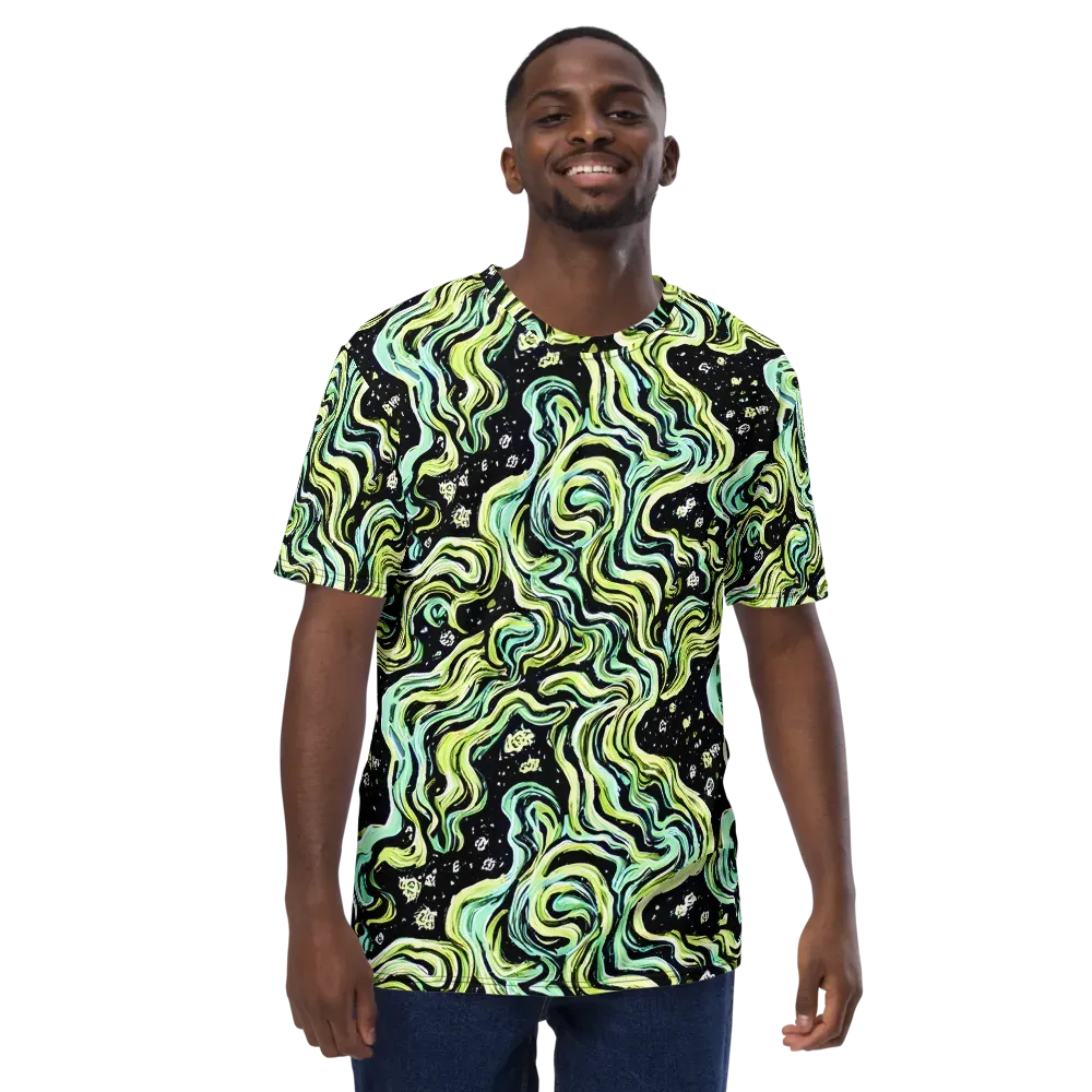 Celestial Slither on Men's Crew Neck T-Shirt — Front