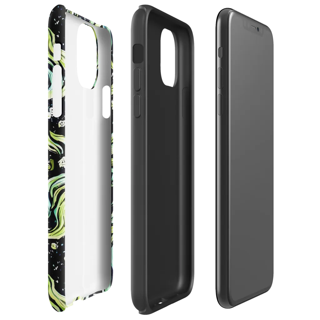 Celestial Slither on Tough Case for iPhone® — Right