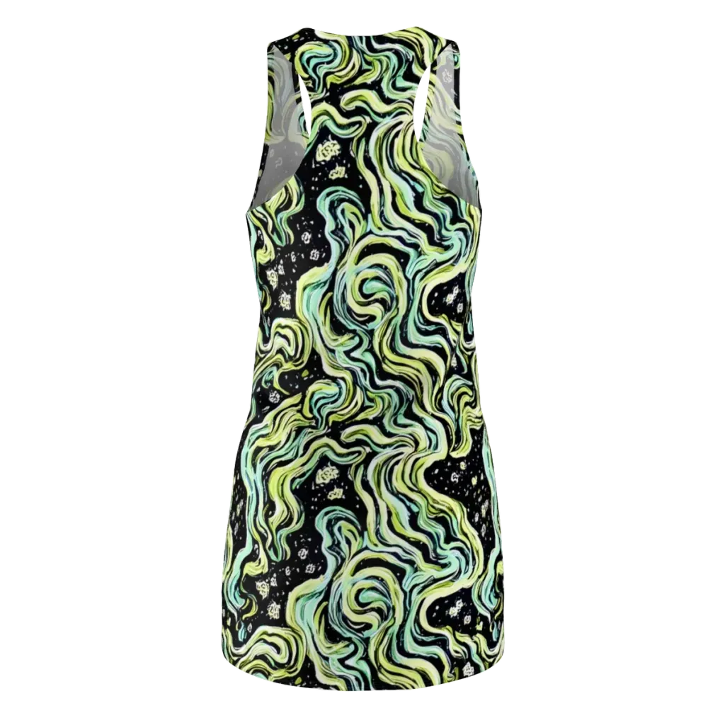 Celestial Slither on Racerback Dress — Back