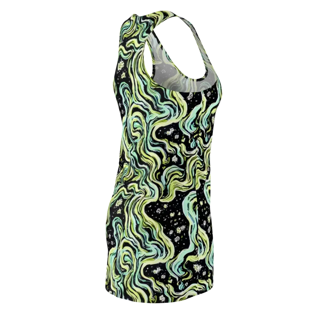 Celestial Slither on Racerback Dress — Back Side