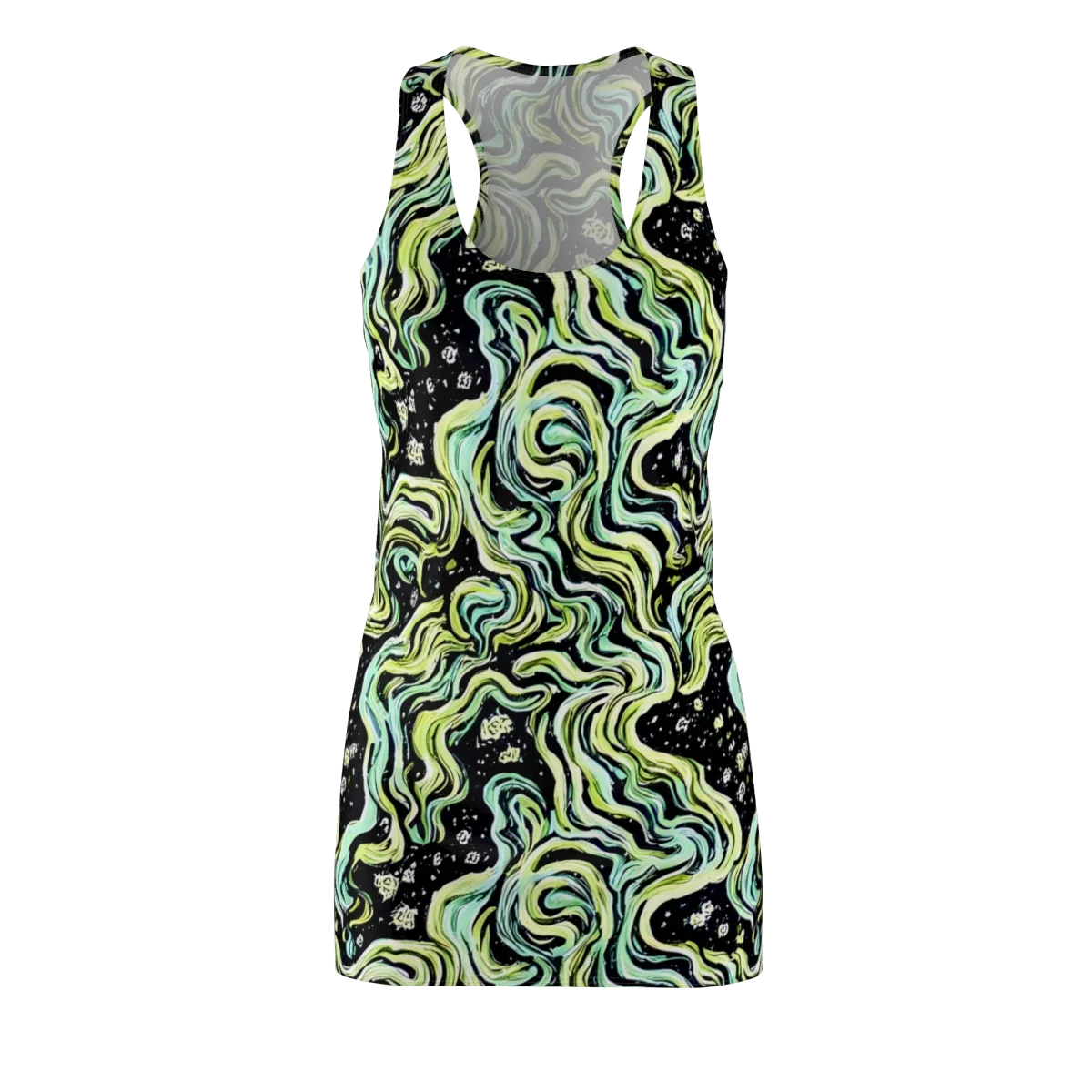 Celestial Slither on Racerback Dress — Front